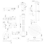 INVENA - Podomítkový set DAFNI BS-88-0O2-A