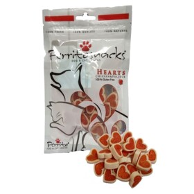 Perrito srdíčka pro psy z kuřecího masa s rybou | 50g