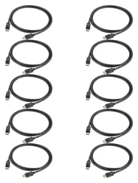StarTech DisplayPort 1.2 černá / Kabel / 2 m / UHD 4K / 120 Hz / balení 10 ks (DISPL2M10PK)