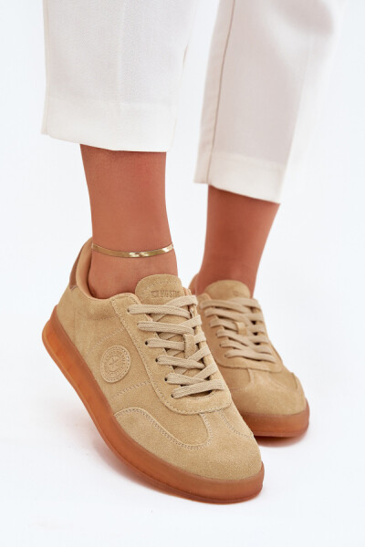 Dámská sportovní obuv RR274849 Béžová s hnědou - Big Star béžová s hnědou 39