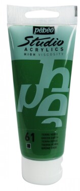 Akrylová barva Pébéo Studio Acrylic 100 ml - 061 zem zelená