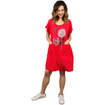 HOSH Dámské šaty Sora Velikost: UNI, Barva: Červená