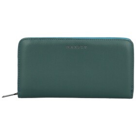 Trendy dámská koženková peněženka MaxFly Gelbert, modrá