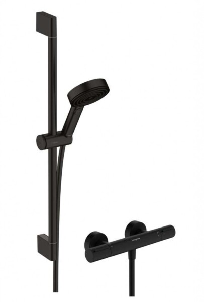 HANSGROHE - Pulsify Select S Sprchový set s termostatem, 3 proudy, EcoSmart, matná černá 24272670
