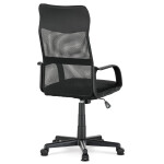 Kancelářská židle, houpací mechanismus, černá síťovina, KA-L601 BK