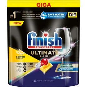 Finish Ultimate ALL IN 1 Tablety do myčky 100 ks lemon