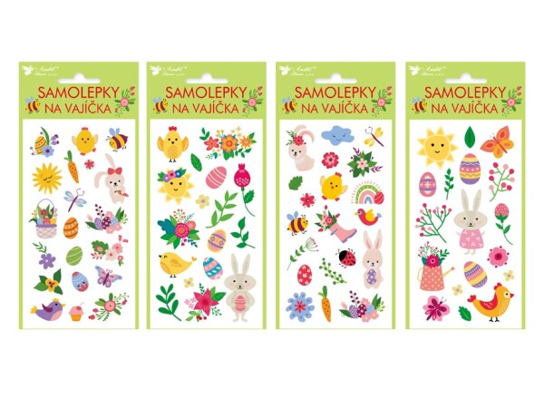 Anděl Anděl, gelové velikonoční obtisky na vajíčka, Jaro, mix motivů