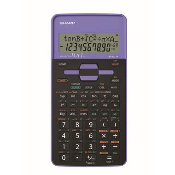 SHARP EL-531THBVL fialová / Kalkulačka školní (EL-531THBVL)