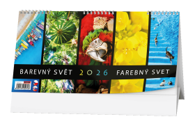 Stolní kalendář 2026 Baloušek - Barevný svět
