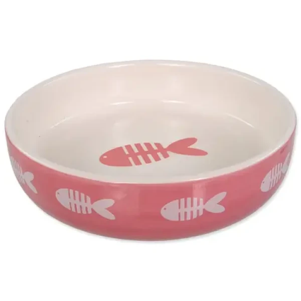 Magic Cat Miska keramická potisk ryba růžová 13x4cm 260ml (453-80932)