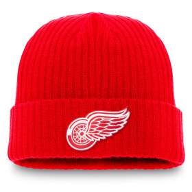 Fanatics Pánská zimní čepice Detroit Red Wings NHL A/CAP Beanie W/CUFF