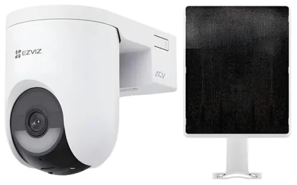 EZVIZ HB8c Lite 2K+ Kit / Kamerový systém / PTZ / Wi-Fi / solární panel / baterie (CS-HB8c/SP-R100(4MP))