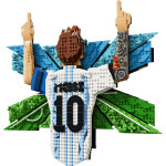 LEGO LEGO® Editions 43018 Lionel Messi – Okamžik vítězství