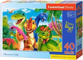 Puzzle Castorland MAXI 40 dílků - Dinosauří Selfie