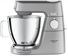 Kenwood KVL 85.594SI Titanium Chef Baker XL stříbrná / kuchyňský robot / 1200 W / 7l (KVL85.594SI)