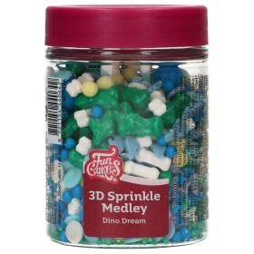 02/2027 FunCakes Cukrové zdobení 3D Dino Dream 70g