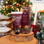 The English Soap Company Krém na ruce Christmas Wreath 75 ml, červená barva, kov