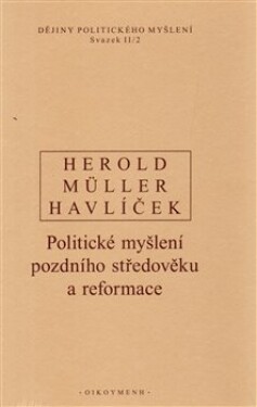 Dějiny politického myšlení II/2 Havlíček,