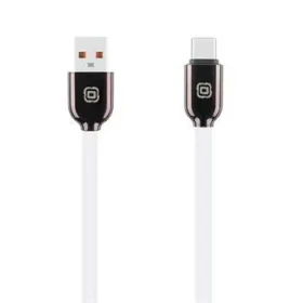 OBAL:ME Sleek USB-A/USB-C kabel White (57983125497)