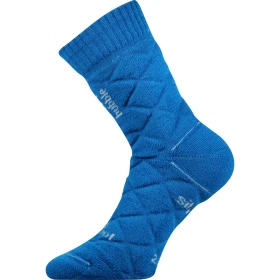 VOXX Ponožky silné dvouvrstvé z merino FORCE s ionty stříbra MODRÉ 39-42 111795