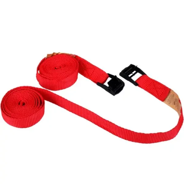Upínací popruh 2x2,5m, TUV, červený, 20.050