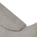 PLUSH NEST PLUSH NEST Dětská polohovatelná lenoška Prémiový béžový manšestr 145 × 35 × 45 cm