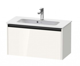 DURAVIT - Ketho.2 Umyvadlová skříňka 44x81x39 cm, 1 zásuvka, lesklá bílá K25056022220000
