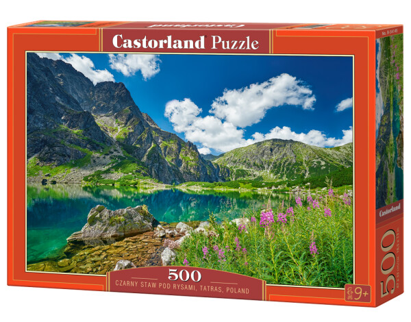 Puzzle Castorland 500 dílků - Černé pleso pod Rysy, Tatry, Polsko