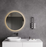 CERANO - Koupelnové LED zrcadlo Nome - Ø 60 CER-476729