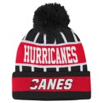 Outerstuff Dětská zimní čepice Carolina Hurricanes NHL Go Fast Cuffed Knit W Pom