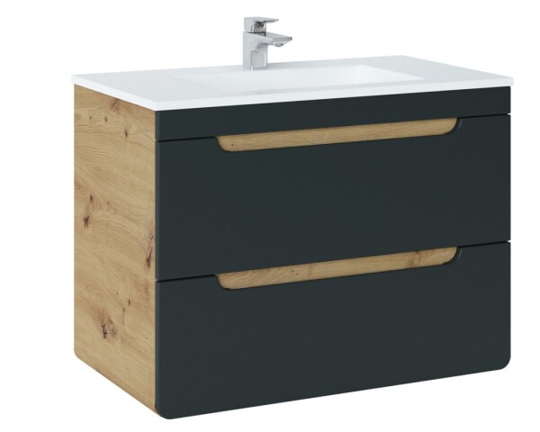 COMAD - Skříňka pod umyvadlo 80cm 2 zásuvky ARUBA COSMOS 5907611647363