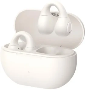 Baseus Bass 15 Clip Open Ear bílá / Bezdrátová sluchátka / Open-ear / Bluetooth 5.4 / nabíjecí pouzdro (A00079500223-00)
