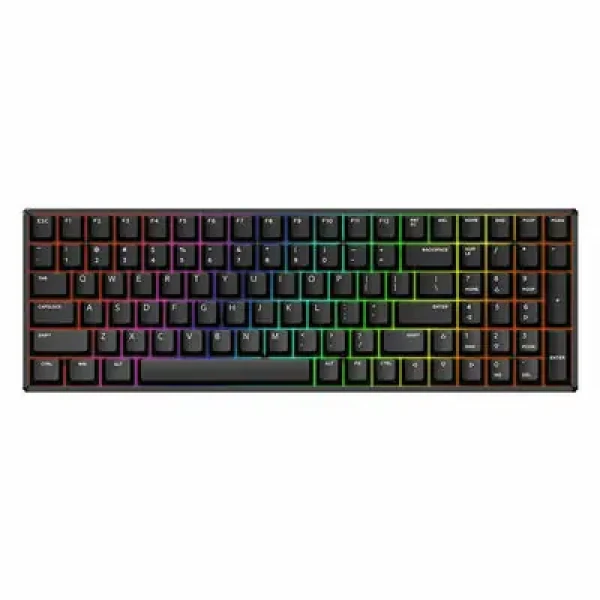 IQUNIX F97 Dark Side Wireless / Herní klávesnice / Bezdrátová / RGB / MX Red Switche / US (0600310352075)