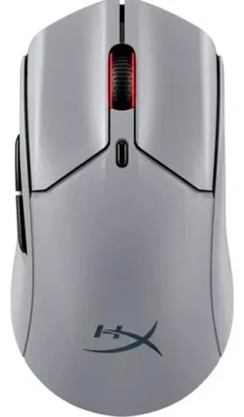 HyperX Pulsefire Haste 2 Pro šedá / Herní bezdrátová myš / optická / 26000 DPI / 6 tlačítek / USB / BT / 2.4GHz (A1KY5AA)