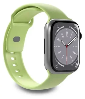 Puro Icon Matcha Green / Silikonový řemínek / pro Apple Watch 42/44/45/49 mm (PUICNAW44LGRN)