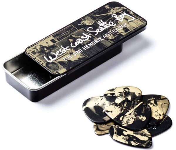 Dunlop JHPT10H Jimi Hendrix West Coast Boy Pick Tin