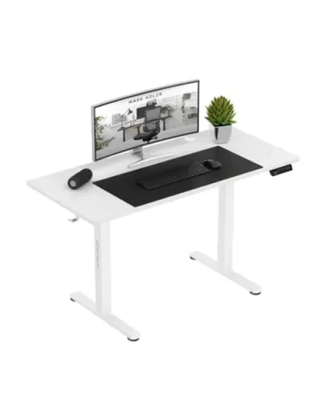 Mark Adler Leader 7.0 bílá / Kancelářský elektrický stůl / 120 x 60 x 72-118 cm (MA-LEADER 7.0 WHITE)