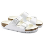 Birkenstock dámské/pánské boty Birkenstock Arizona Birko-Flor Regular wide feet for summer white (1019061) 42