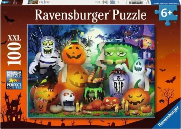 RAVENSBURGER Puzzle Halloweenská zábava XXL
