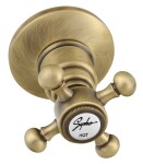 SAPHO - ANTEA podomítková sprchová baterie, 2 výstupy, bronz SET305-106
