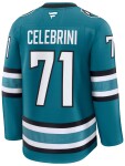 Fanatics Pánský dres San Jose Sharks NHL Macklin Celebrini #71 Premium Home Velikost: 46 (S)