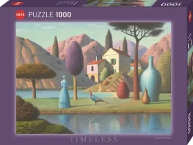 HEYE Puzzle Timeless: Dáma v modrém