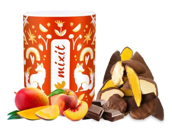 Mixit Křupavé mango a broskev v čokoládě 200g