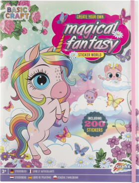 Magická Fantasy kniha se samolepkami - Craft Creative