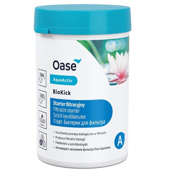 Oase AquaActiv BioKick 200 ml - startovací bakterie do filtru, probudí filtrační biologii