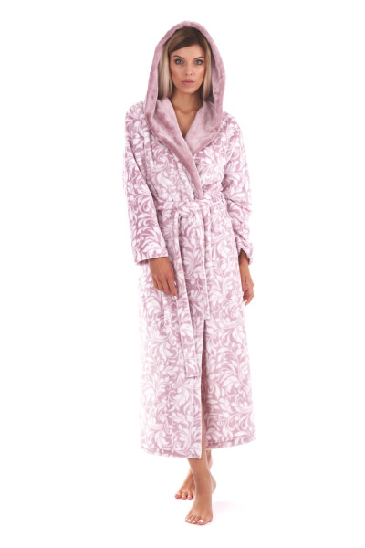 Flora s kapucí S Mauve mist XL s kapucí flannel fleece 100% polyester zahřátí/hřejivé Mauve mist vzor