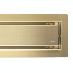 REA - Odtokový žlab Neox brush gold 50 REA-G4891