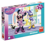 Puzzle Minnie a Daisy ve městě 100 XL dílků