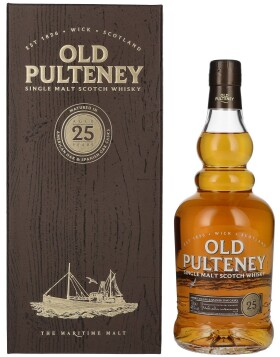 Old Pulteney Single Malt Scotch Whisky 25y 46% 0,7 l (tuba)