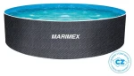 MARIMEX Bazén Orlando 3,66 x 0,91 m RATAN / kruhový / ocelová stěna / bez filtrace / objem 7,7 m3 (10303049)